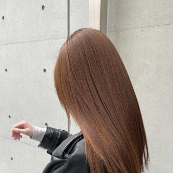 韓国顔まわりレイヤーカットグレージュオリーブベージュブラウン