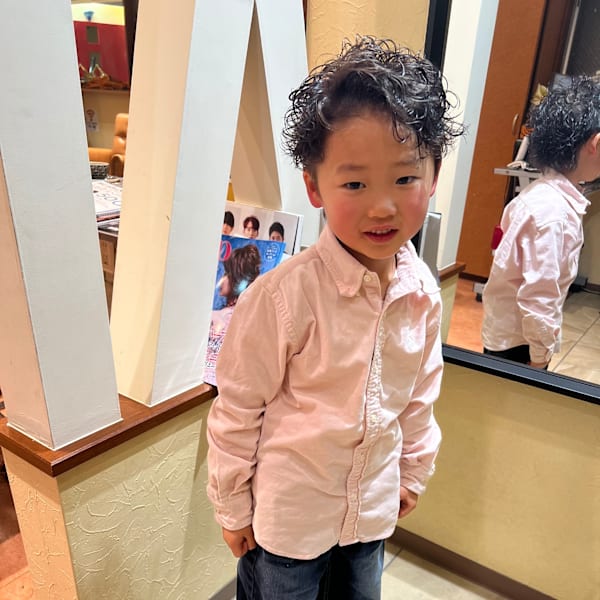 キッズスパイラルパーマ|ブルーモスクTOKYO