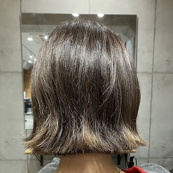 切りっぱなしボブ