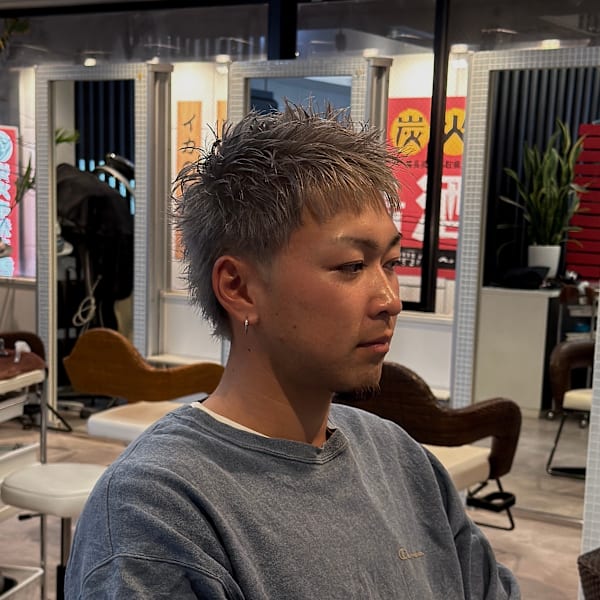 ネオシルバースパイキーショート