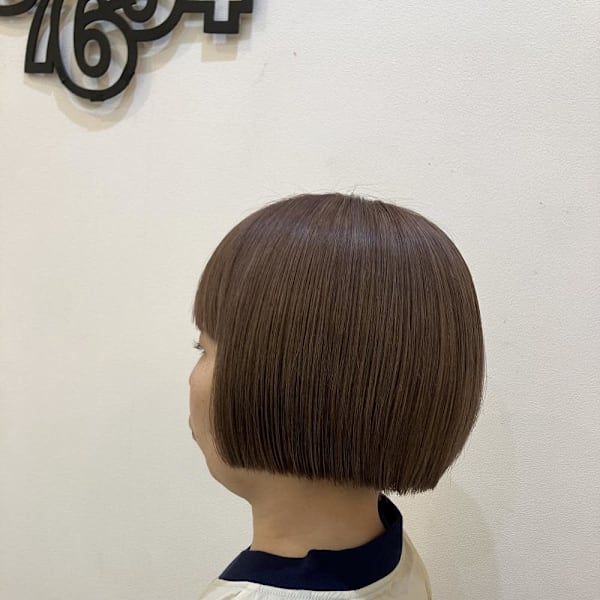 刈り上げ美髪シルキーカラー