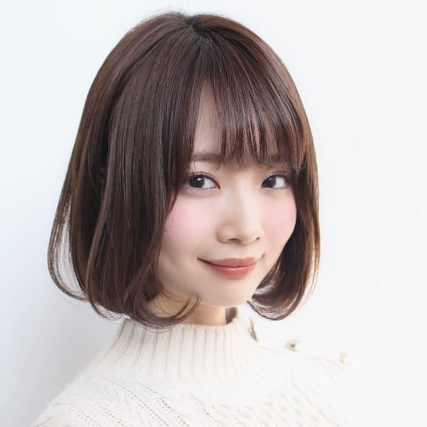 内巻きボブ|hair detail motoyama forest