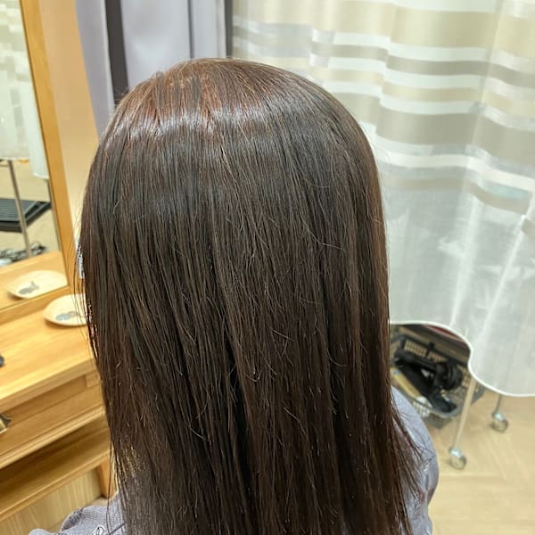 オイルストレート＋オイルカラー|美容室KISEI 泉セルバテラス店