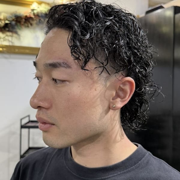 メンズ　ショート　ハイトーン　メンズバレイヤージュ|ARCANA 明治神宮前 表参道 原宿