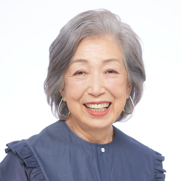 60代グレイヘアの方に◎ボブパーマスタイル