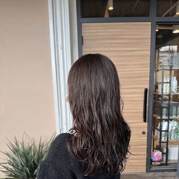 コテ巻き風デジタルパーマ