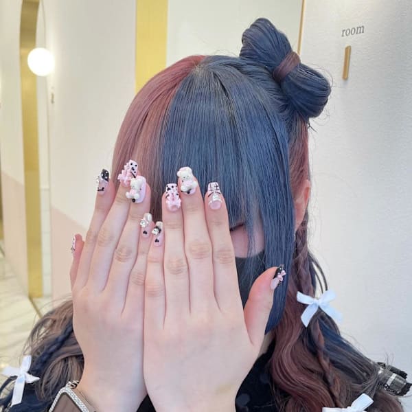 【ヘアメ】片っぽリボンヘア♪_ユウ