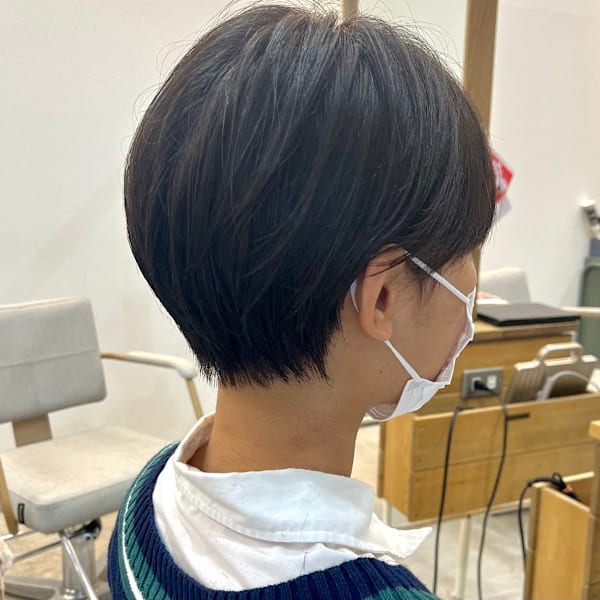 耳掛けスリムショート