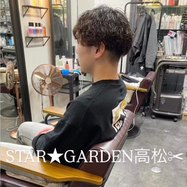 2026年メンズ人気波打ちパーマhair