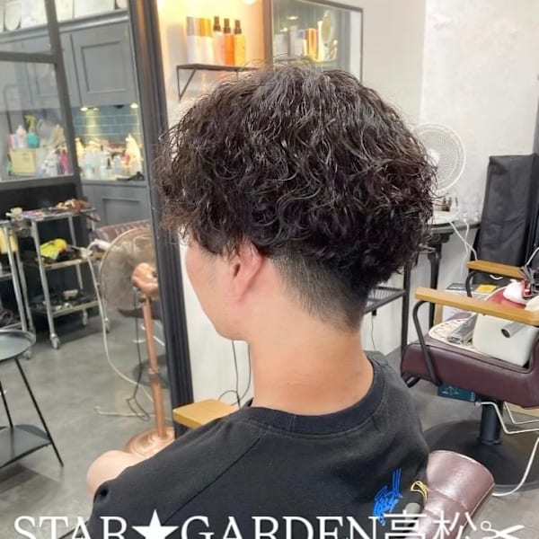 2026年メンズ人気の波打ちパーマhair^_^