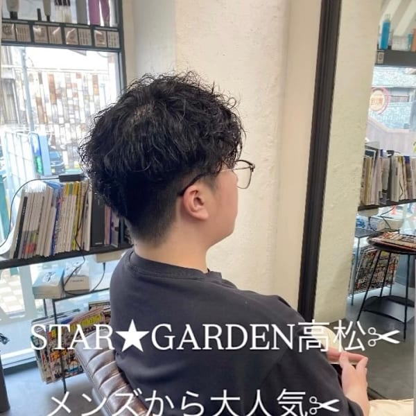 2026年メンズ人気の波打ちパーマhair^_^