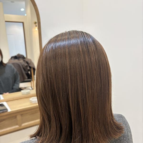 縮毛矯正/ボブ/外ハネボブ|半個室型美容室 Sourire 野芥店