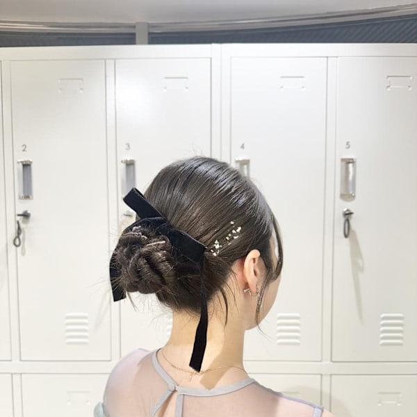 カチモリヘア×お呼ばれヘア