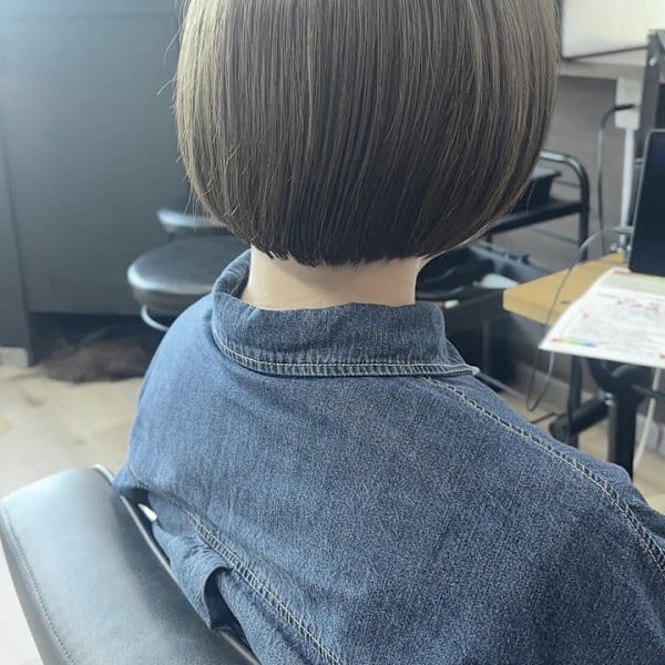 丸みショートボブ