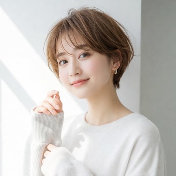 大人カジュアルショート（梅田）|LaBless梅田茶屋町《髪質改善/ヘッドスパ/メンズ歓迎》