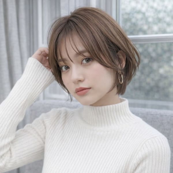 大人洗練ショートボブ|LaBless梅田茶屋町《髪質改善/ヘッドスパ/メンズ歓迎》