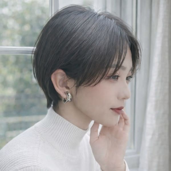 上質シルエットショート|LaBless梅田茶屋町《髪質改善/ヘッドスパ/メンズ歓迎》