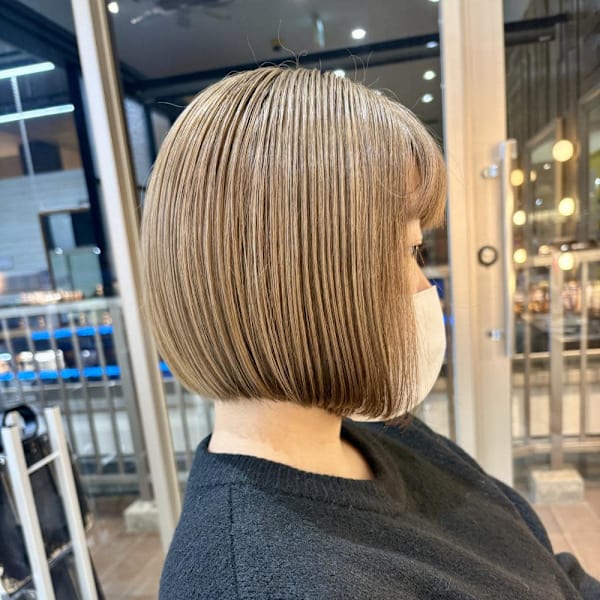 【黒田】ミニボブ/ミルクティーボブ|LUCK 辻堂