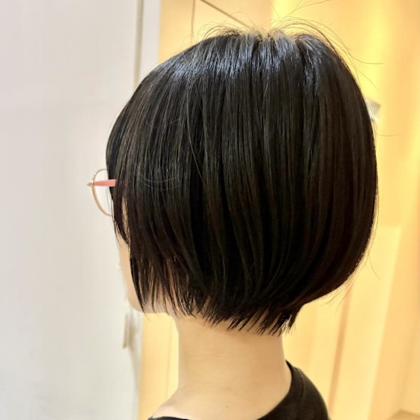 20代ショート　カラー無し　カットのみ|半個室型美容室 Sourire 小倉店