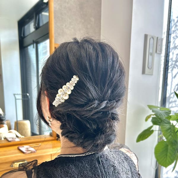 結婚式ヘアアレンジ☆|半個室型美容室 Sourire 西新店