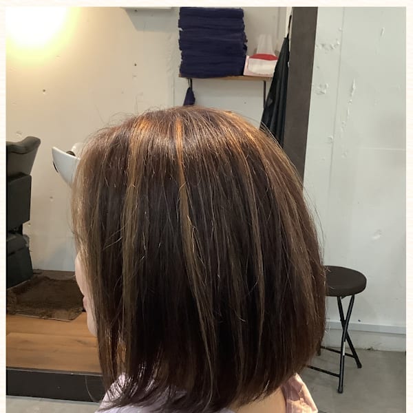 ≪お客様スタイル≫ くっきりめなハイライト