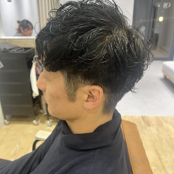 大人ナチュラルメンズパーマ|Oli by ohana【オリ バイ オハナ】