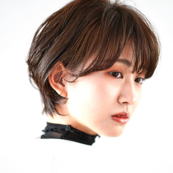 前下がりショート・ボブ/絶壁解消/前髪あり/40代/30代|INCEPTION GINZA 銀座