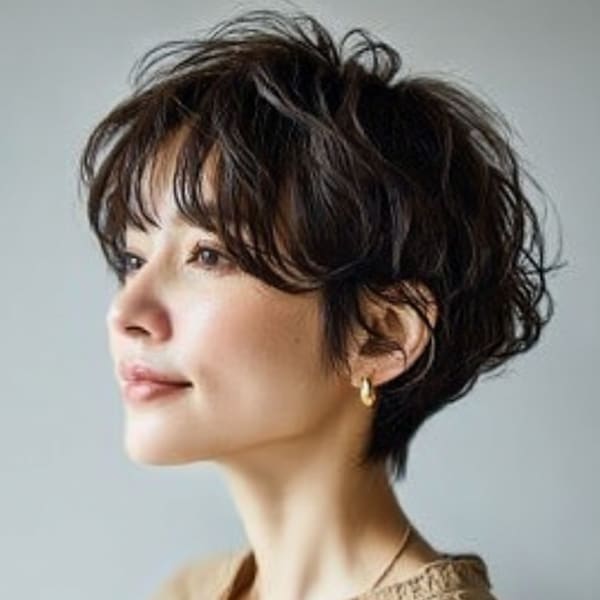 ショートレイヤー|個室型ヘアサロン MaCaro. by across