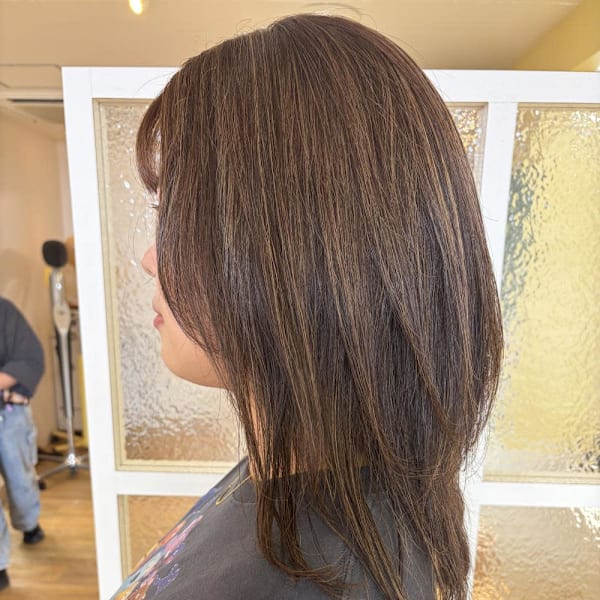 毛量の多い方におすすめ☆くびれレイヤー