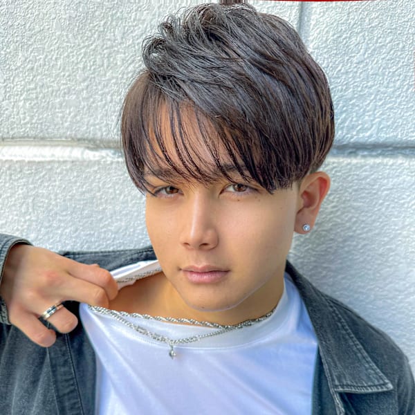 フランジュマッシュ　黒髪　シースルー|JENNIE by Menon