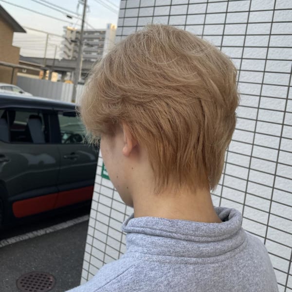 メンズ ブリーチ ブロンド