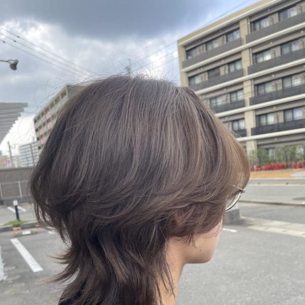 メンズ ダブルカラー グレージュ