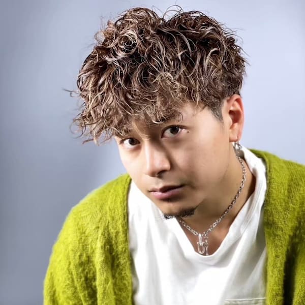 【立体感】ツイスパマッシュ×ハイトーンメッシュ