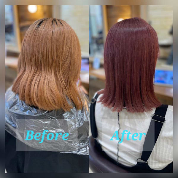 【松浦】ワインレッドカラー|LUCK 辻堂