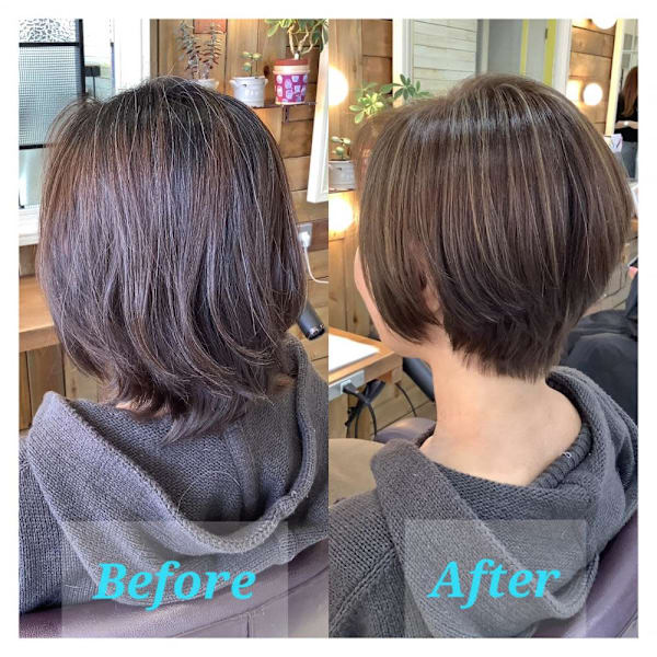 ショート細めハイライト|LUCK 辻堂