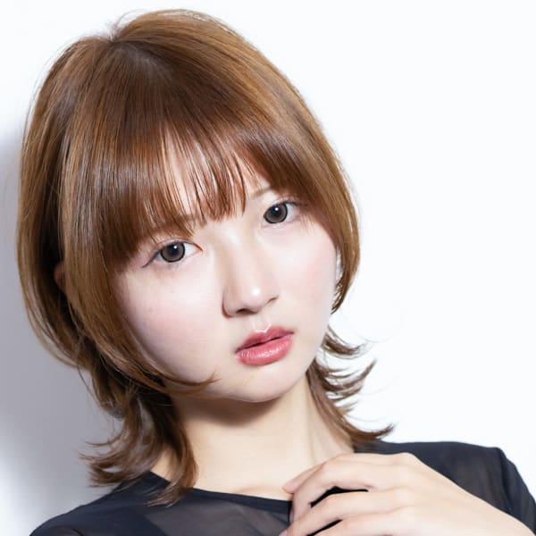 【韓国スタイル】くびれヘアボブレイヤー×ミルクベージュ|TOP SHAPE