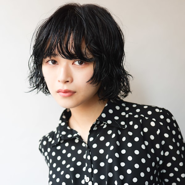 ニュアンスパーマ ボブ