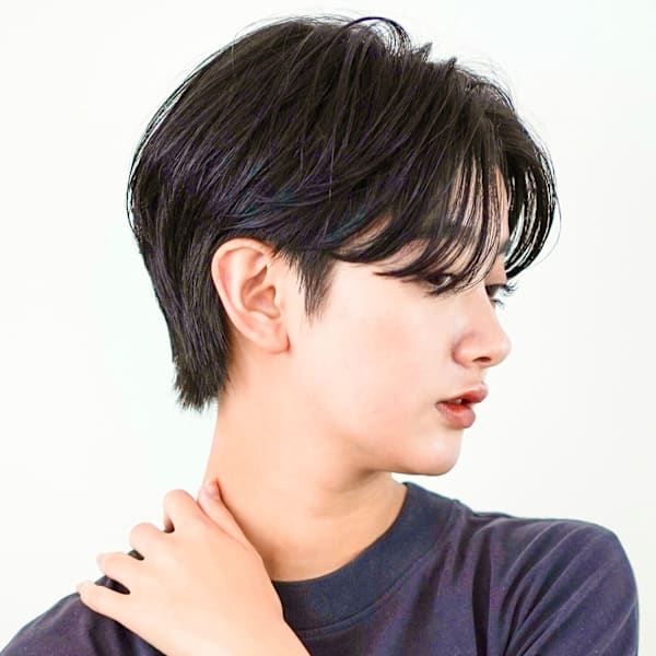 前下がりショート・ボブ/絶壁解消/前髪あり/40代/30代|INCEPTION GINZA 銀座