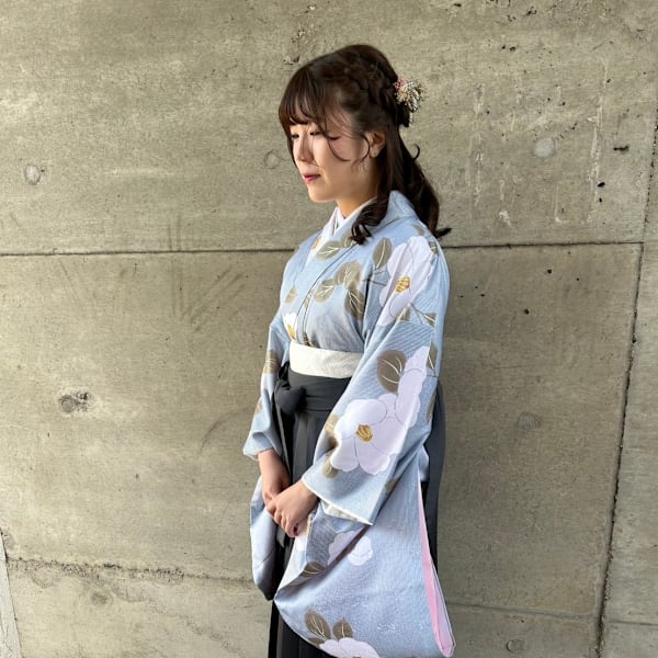 卒業式袴着付け/卒業式ヘアセット/ハーフアップ