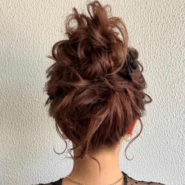 おだんごヘア/アップヘア