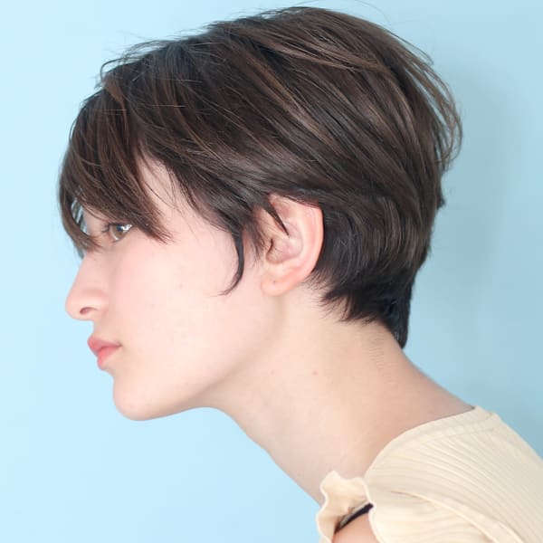 ショート・ボブ/白髪ぼかし/ハイライト/ボブレイヤー/40代|INCEPTION GINZA 銀座