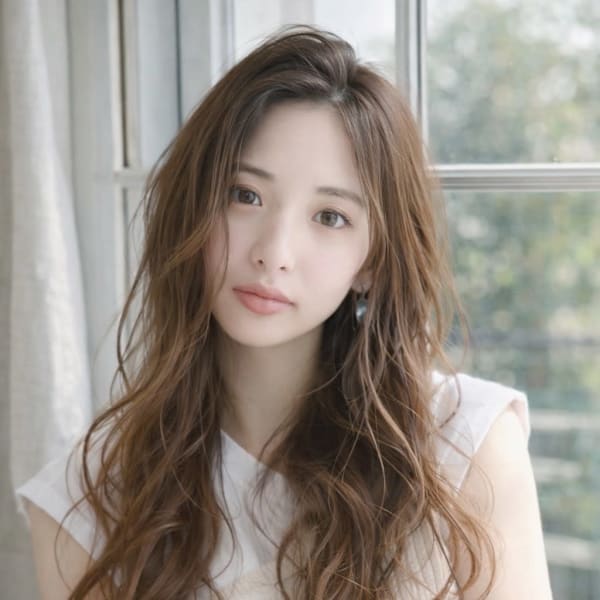 抜け感レイヤーの大人ナチュラルロング（梅田）|LaBless梅田茶屋町《髪質改善/ヘッドスパ/メンズ歓迎》