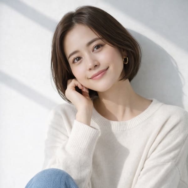 丸みシルエットボブ（梅田）|LaBless梅田茶屋町《髪質改善/ヘッドスパ/メンズ歓迎》