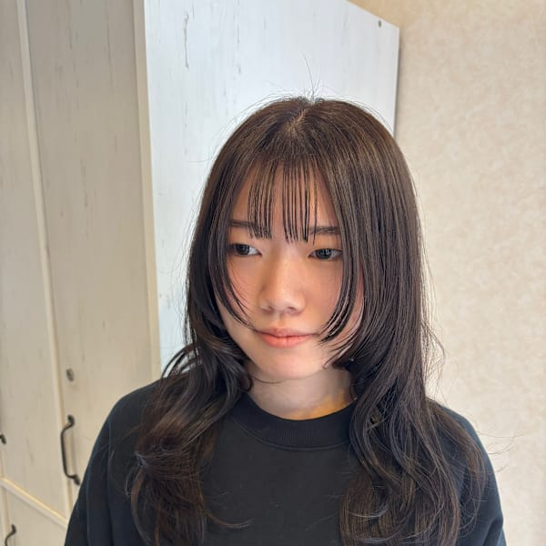 レイヤーカット×ブラウン系カラー|Jlica hair サンフラワー通り【ジェリカヘアー】