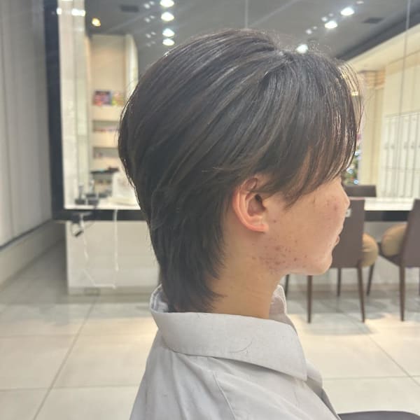 刈り上げないマッシュ