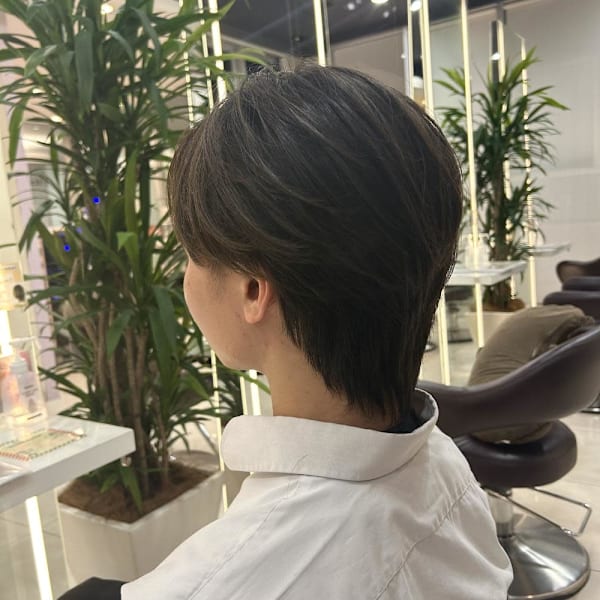 刈り上げないマッシュ