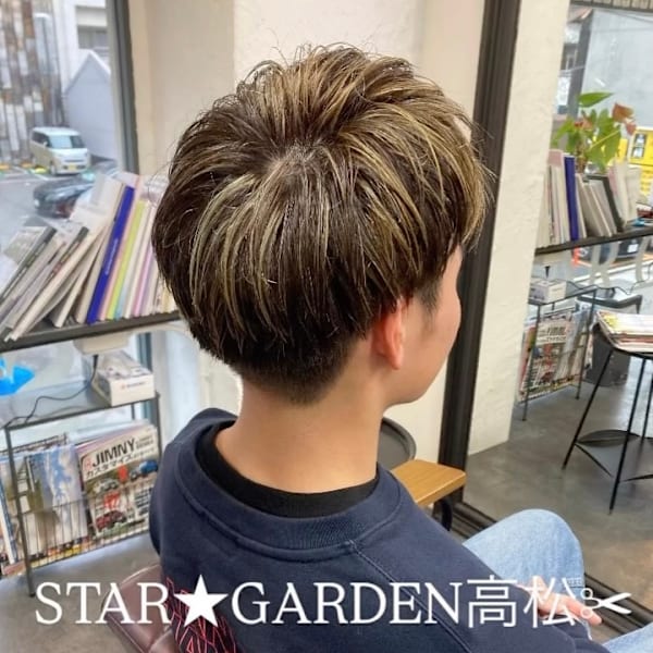 2026年メンズハイライトメッシュhair✂︎