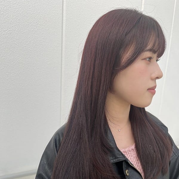  『ROW横浜』ワインレッド艶髪×レイヤー