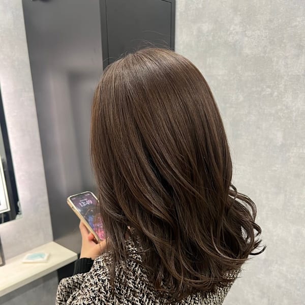 『ROW横浜』ニュアンスカラー×ゆる巻き