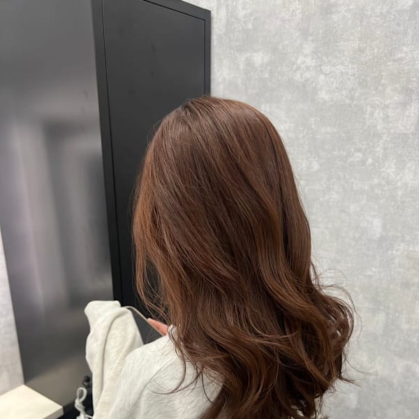 『ROW横浜』ライトブラウン×ニュアンスパーマ